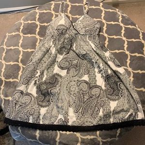 Black and White “no boundaries” Sundress